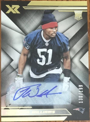 2019 Panini XR Rookie Autograph Joejuan Williams #199 #’d 130/199 - Image 1 of 2