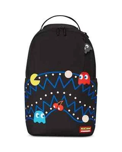 Mochila Sprayground Pac-Man Gettin Points🔥Nueva bolsa negra bolsa escolar - Imagen 1 de 10