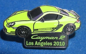 Porsche Cayman R Pin Los Angeles Auto Show 2010 Rare limited Edition (Green) - Picture 1 of 3