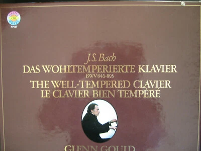 glenn gould, das wohltemperierte klavier bwv 846-893, masterworks cbs, 4 lpboxs - Bild 1 von 4