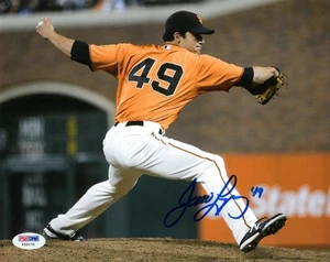 JAVIER LOPEZ SIGNED AUTOGRAPHED 8x10 PHOTO SAN FRANCISCO GIANTS PSA/DNA - Picture 1 of 2