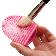 SILICONE MAKE UP BRUSH CLEANER Makeup Bristle Foundation Cleaning Scrubber Tool