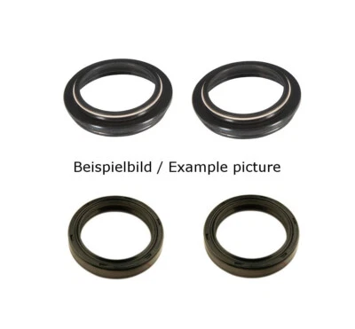 Juego de tapones antipolvo anillos de horquilla Kawasaki ZRX 1200 C S 2001-2004 Foto 1 de 3