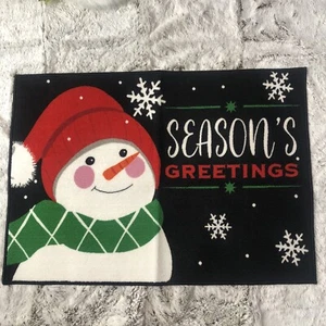 Christmas Door Mat Indoor Outdoor Non Slip Floor Rug Entryway Welcome Rug Carpet - Picture 1 of 7