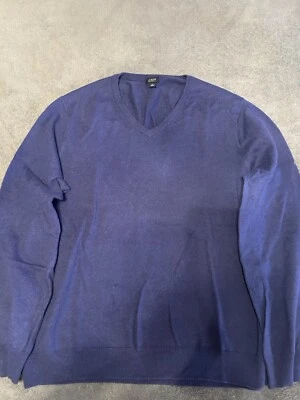Suéter de cuello en V de mezcla de algodón y cachemir talla L de J.CREW para hombre Foto 1 de 4