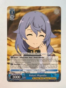 Weiss Mushoku Tensei Jobless Reincarnation Rokari Migurdia C NM/M - Picture 1 of 1