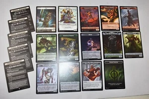 14 MTG Complete Token Set (1-14 + 5 mini game) English Phyrexia: ONE (non / reg) - Picture 1 of 9