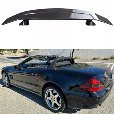 46" Rear Trunk Spoiler Wing GT Racing Carbon Style For Mercedes SL55 SL63 SL500 - Image 1 of 4