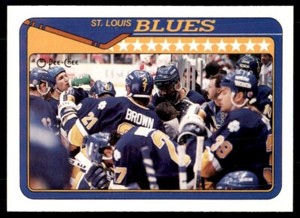 St. Louis Blues 1990-91 O-Pee-Chee #220 St. Louis Blues