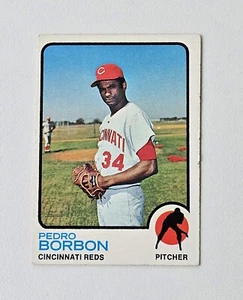 Pedro Borbon VINTAGE 1973 Topps Baseball Card # 492 - Cincinnati Reds - Picture 1 of 2