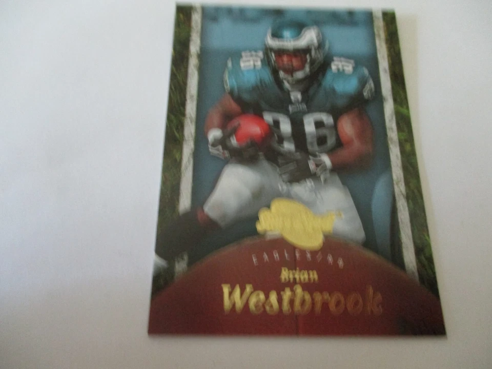 2007 Upper Deck Sweet Spot Gold Brian Westbrook Card #75 Serial #174/499 - Image 1 of 1