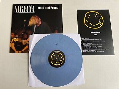 Nirvana Loud And Proud Blue Vinyl LP EX Condition With Insert • 36.02£