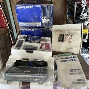 Alpine Navigation System Package 2 NVA-751A With kTE-501N 2nd Car Kit - Picture 1 of 8