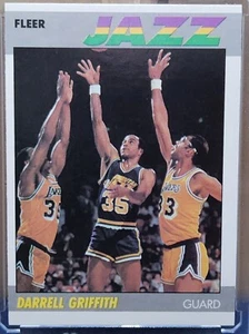 1987-88 Fleer #46 Darrell Griffith Utah Jazz *SEE PHOTOS FOR CONDITION* - Picture 1 of 2