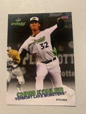 Chris Kohler Card 2015 Vermont Lake Monsters Team Card