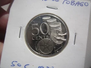 1978 TRINIDAD & TOBAGO 50 CENTS PROOF - Picture 1 of 2