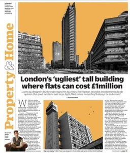 Brutalism Architecture London Barbican The Brutalist Movie UK News Clippings Feb - Picture 1 of 3