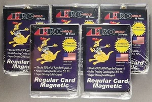 5x Pro Mold MH35 Original 35pt Magnetic Card Holder One Touch  -Made in USA! - Picture 1 of 3