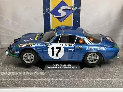 Alpine A110 1600S Rallye Montecarlo 1972 Darniche Mahe #17 1:18 Solido 1804206 - Image 1 of 4