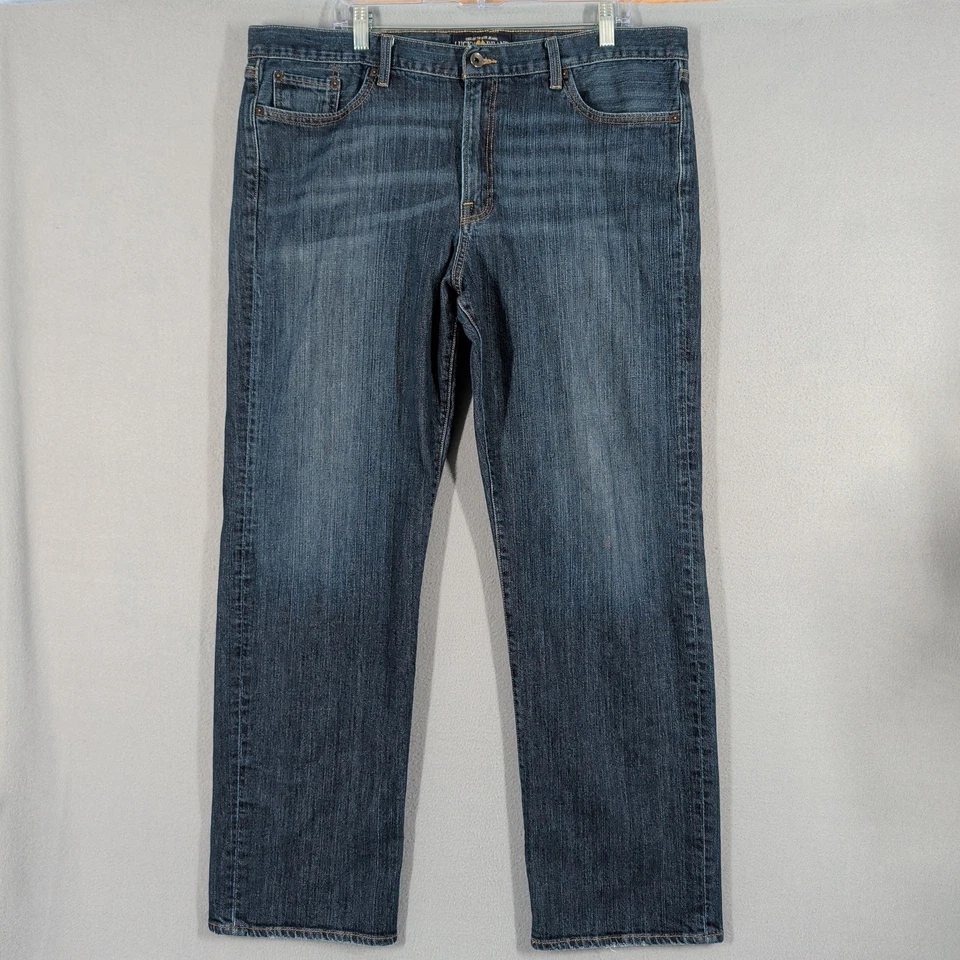 Jeans Lucky Brand Para Hombre 38x32 Azul 361 Vintage Recto Lavado Oscuro Denim Foto 1 de 4