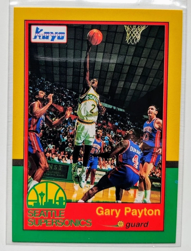 1990-91 Kayo Seattle Supersonics Gary Payton Rookie RC HOF Mint See Pics - Image 1 of 1
