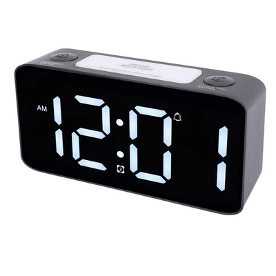 Extra Loud Alarm Clock With Bed Shaker Adjustable Volume Large LED Display Bed - Image 1 of 4