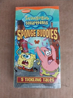 Spongebob Squarepants VHS Sponge Buddies 5 Tickling Tales Nickelodeon NEW Sealed - Image 1 of 4