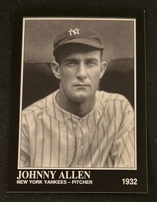 1992 The Sporting News Conlon Collection Johnny Allen Baseball Card #384 VG O/C - Image 1 of 2