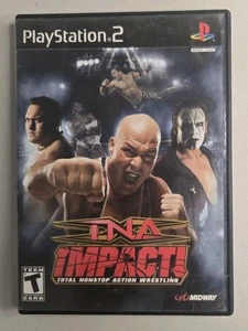 TNA Impact! PS2 PlayStation 2 - Complete CIB - Picture 1 of 4