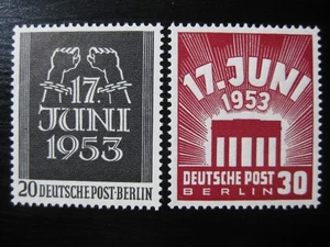 BERLÍN ALEMANIA Mi. #110-111 ¡Juego de estampillas escasas como nuevas! CV $16,75 - Imagen 1 de 1