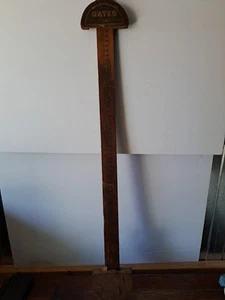 Vintage Gates Wood V-Belt Fan Belt Length Finder Measuring Tool - Picture 1 of 9
