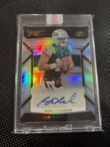 Sam Darnold 2017 Panini Select AUTO SSP XRC Silver Prizm Rookie/49 sellado - Imagen 1 de 2