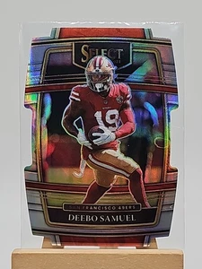 2021 Panini Select Deebo Samuel Concourse Silver Prizm Die-Cut #31 49ers - Picture 1 of 2