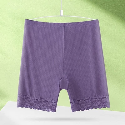 Mujeres Cintura Alta Leggings Encaje Rayas Control Abdomen 2XL Seguridad Ropa Interior 92101 Foto 1 de 4