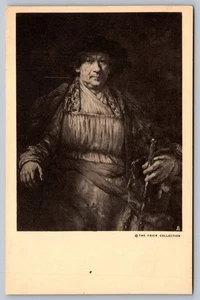 Vintage Rembrandt Self-Portrait Postcard The Frick Collection NYC - Picture 1 of 2