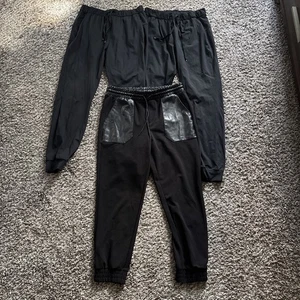 Lote de 3 joggers de viaje negros para mujer talla mediana - marca de 2 miembros, 1 - One5One - Imagen 1 de 19