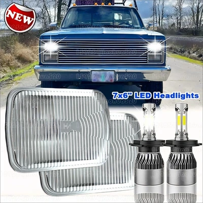 Faro LED ALTO/Lo para camioneta Chevrolet K1500 K2500 K3500 1988-99 5x7" 7x6" Foto 1 de 4