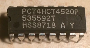 Philips PC74HCT4520P 74HCT4520 Dual Binary Counter - NOS - Picture 1 of 1