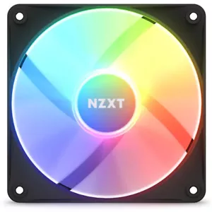 NZXT F120 RGB CORE BLACK 1 PACK 120mm Fan - Picture 1 of 5