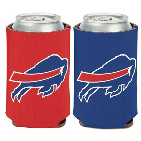 Buffalo Bills Can Cooler Two Sided Design NFL Collapsible Koozie Cover