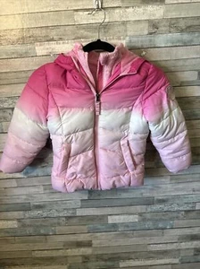 Girl’s Snozu Puffer Coat Pink Size 5 - Picture 1 of 11