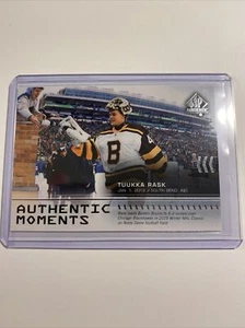 19/20 SP Authentic Moments Tuukka Rask Hockey Card #101 - Picture 1 of 3