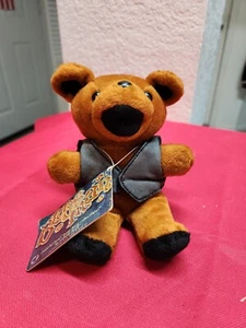 1998 Liquid Blue Grateful Dead Bean Bear Blues Man W-Tag Vintage Bear Colctabl 1 - Picture 1 of 7