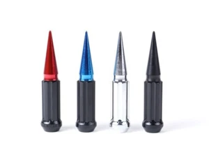 Gorilla Spike Lug Nuts : 14mm x 1.5 :Chrome, Black, Blue, Red - Picture 1 of 16