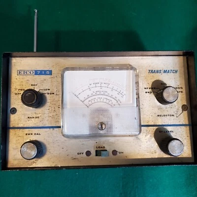EICO 715 TRANS/MATCH - SWR, POWER, MODULATION & FIELD STRNGTH - Image 1 of 4