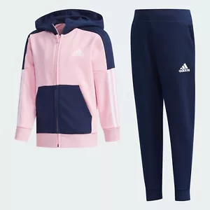 adidas tracksuit girls kids junior 4 - 6 years - Picture 1 of 2