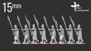 15mm Song Fire Lance Foot (TGM-7 resin) Ten Kingdom Miniatures - Picture 1 of 2