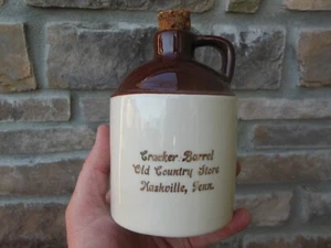 Vintage 6" Cracker Barrel Old Country Store Nashville TN Whiskey Jug Crock - Picture 1 of 6