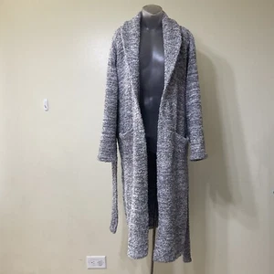 Barefoot Dreams CozyChic Erwachsene Unisex Morgenmantel meliert grau Gr. 1 (S) kuschelig bequem - Bild 1 von 11