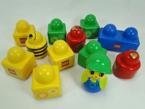 Lego Primo 12 Teile Steine Rassel Konvolut Set 2 - Bild 1 von 3